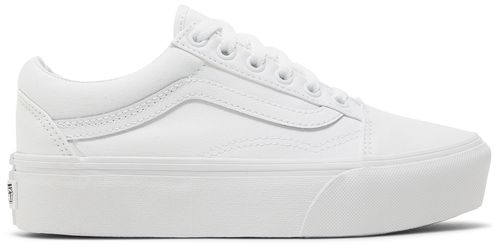 Vans Men's Old Skool Platform Sneakers, True White, VN0A3B3UW00