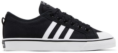 Adidas Men's Nizza Canvas Sneakers, Core Black / Cloud White / Cloud White, CQ2332