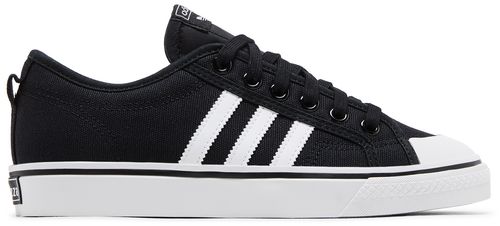 Adidas Men's Nizza Canvas Sneakers, Core Black / Cloud White / Cloud White, CQ2332