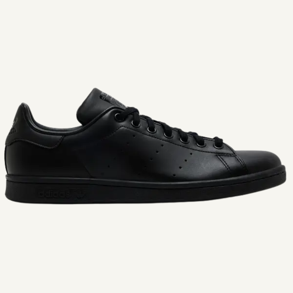 Adidas Originals Men's Black Stan Smith Sneakers, M20327 (No Box)