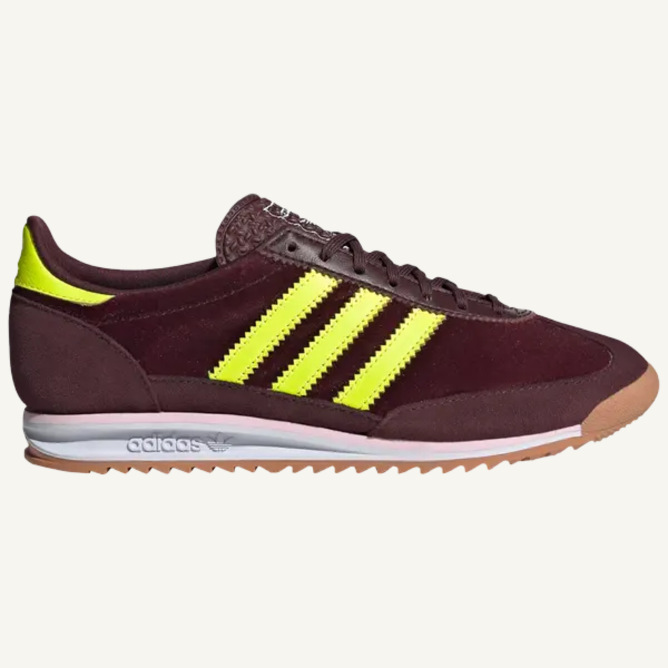 Adidas Originals Women's Red/Yellow SL72 OG Sneakers, JI0195 (No Box)