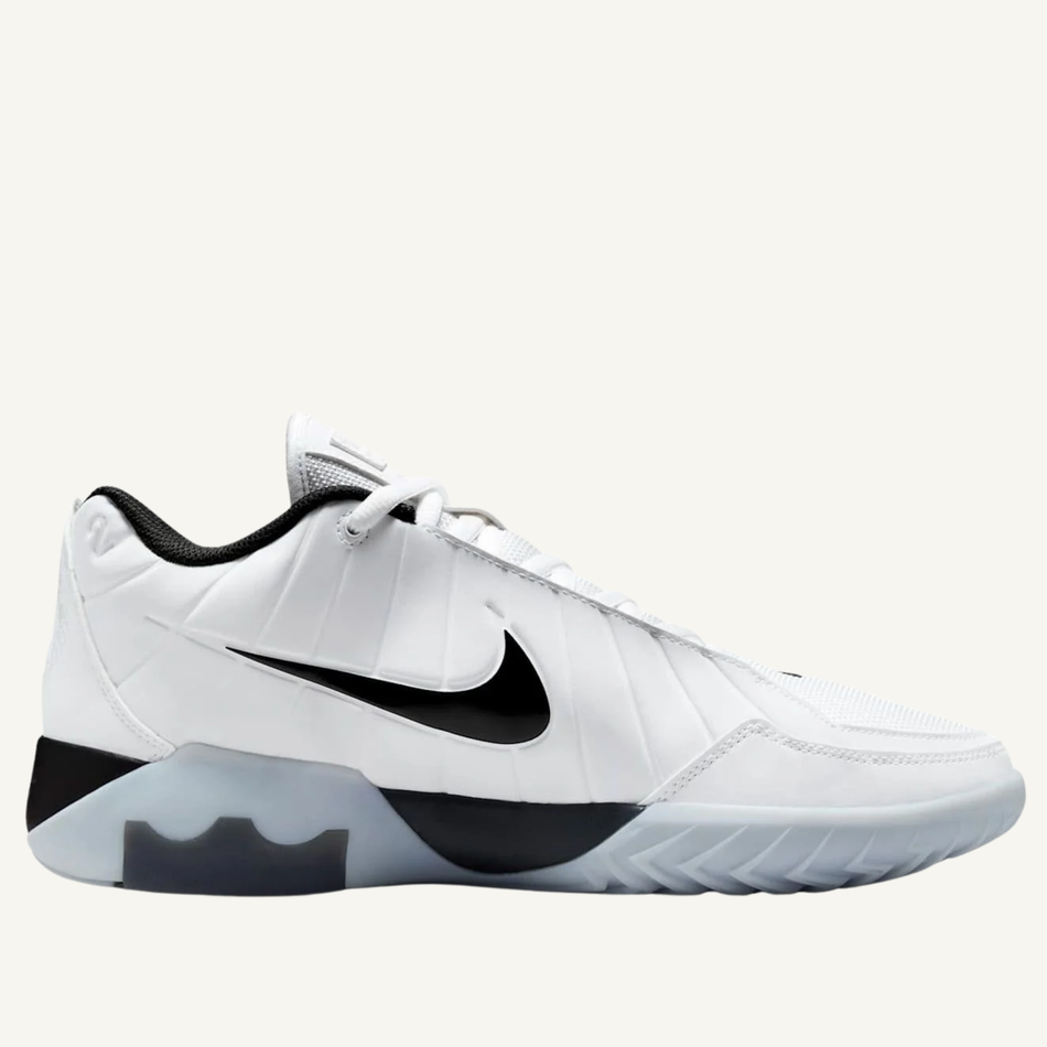 Nike Men's White/Black LeBron Witness 9 Sneakers, HQ8034 100 (No Lid)