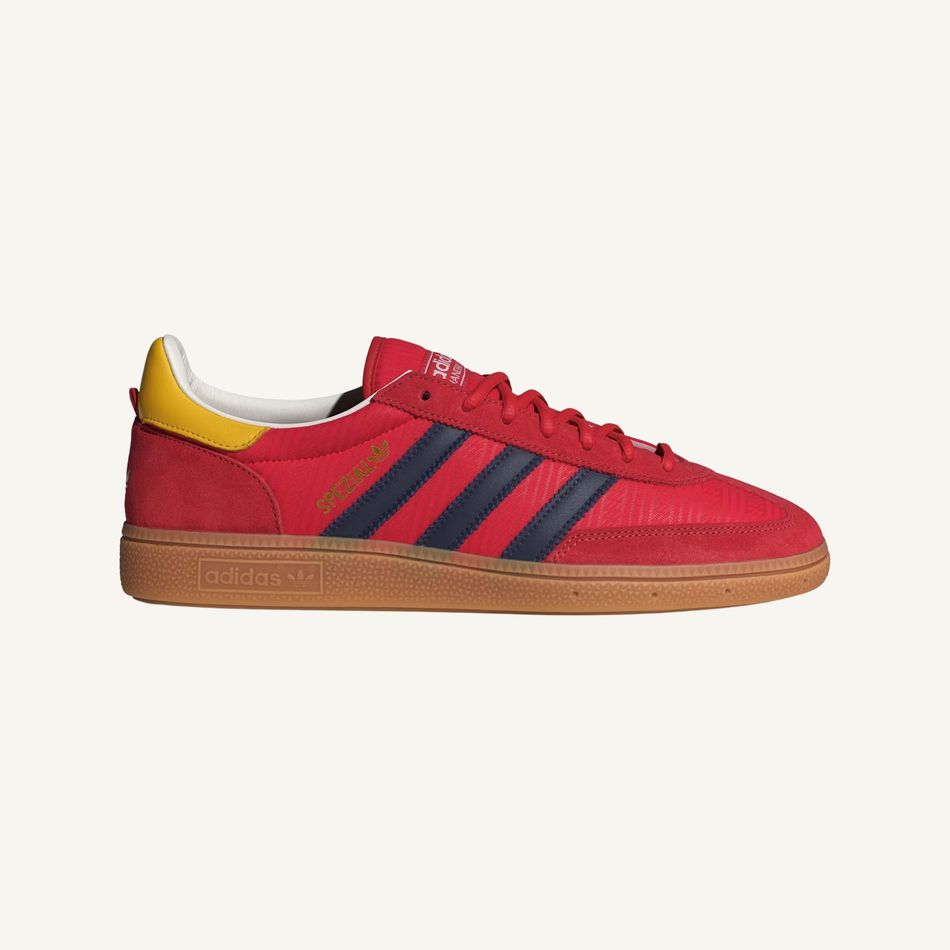 Adidas Originals Men's Red/Navy/Gold Handball Spezial Sneakers, HQ7260