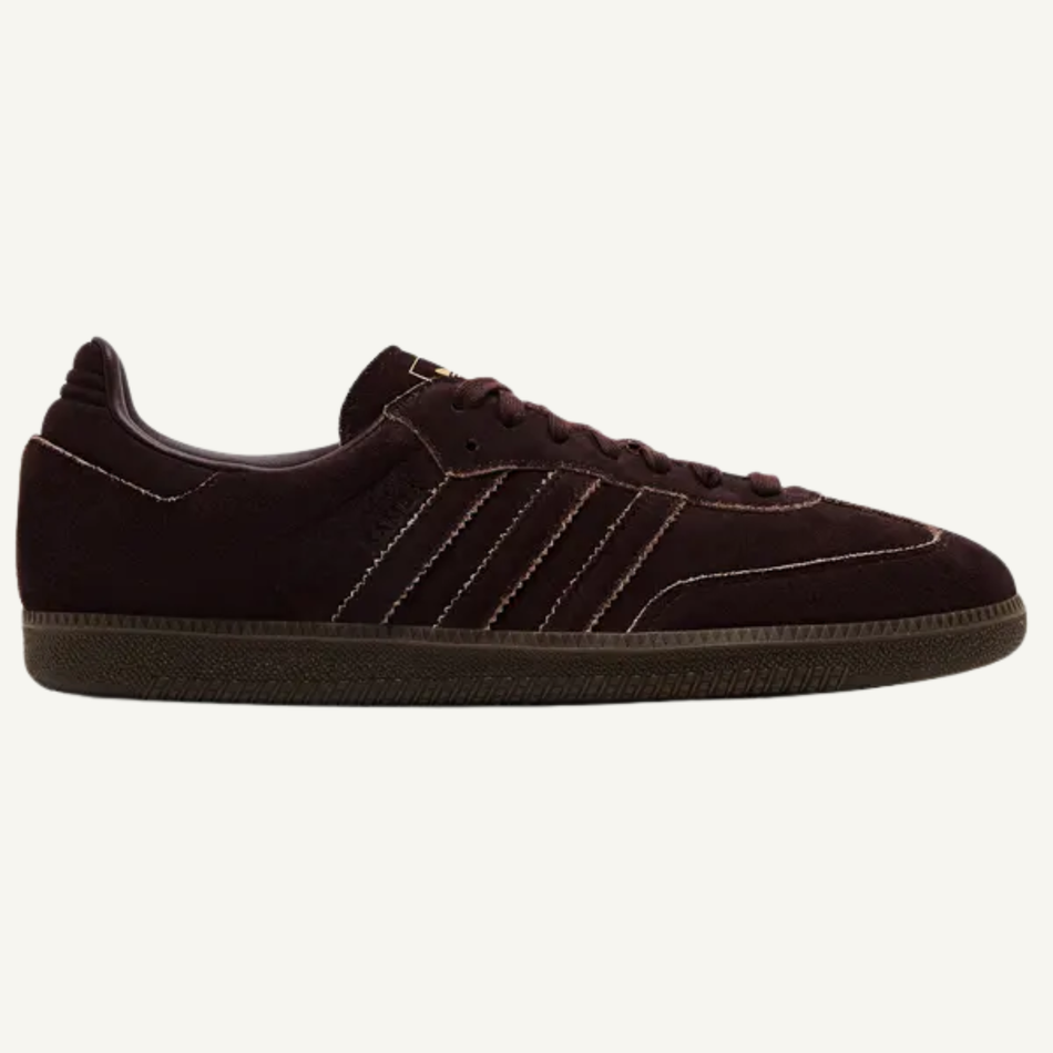 Adidas Originals Men's Shadow Brown Samba OG Sneakers, JI3211 (No Box)