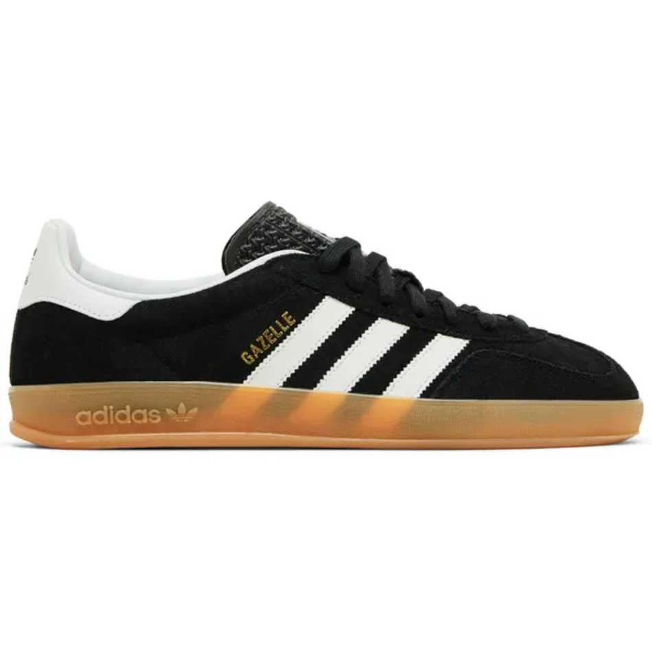 Zapatillas de interior Adidas Originals Gazelle negras para hombre, JI2060 (sin caja)
