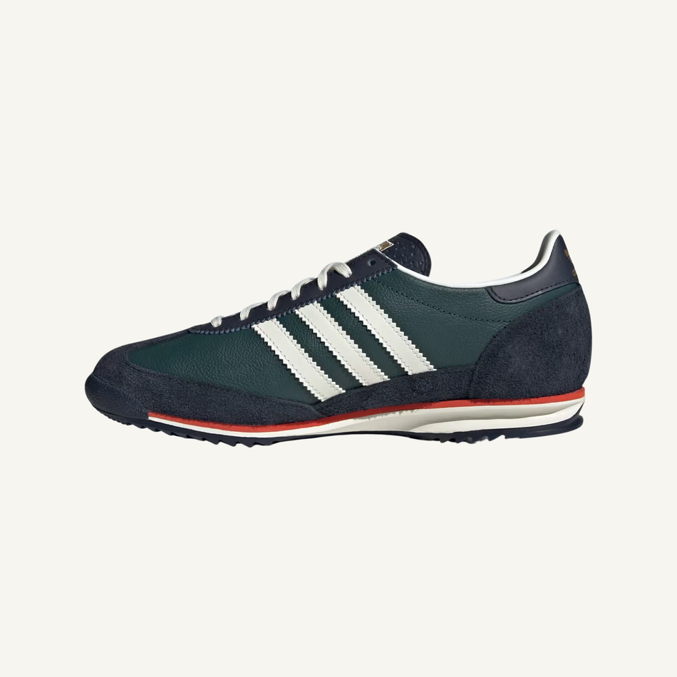 Adidas Originals Women's Green/Off-White SL 72 OG Sneakers, IF1938 (No Box)