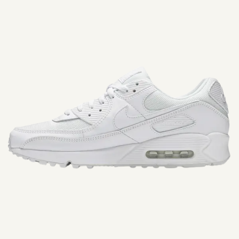Nike Men's Triple White Air Max 90 Sneakers, CN8490 100
