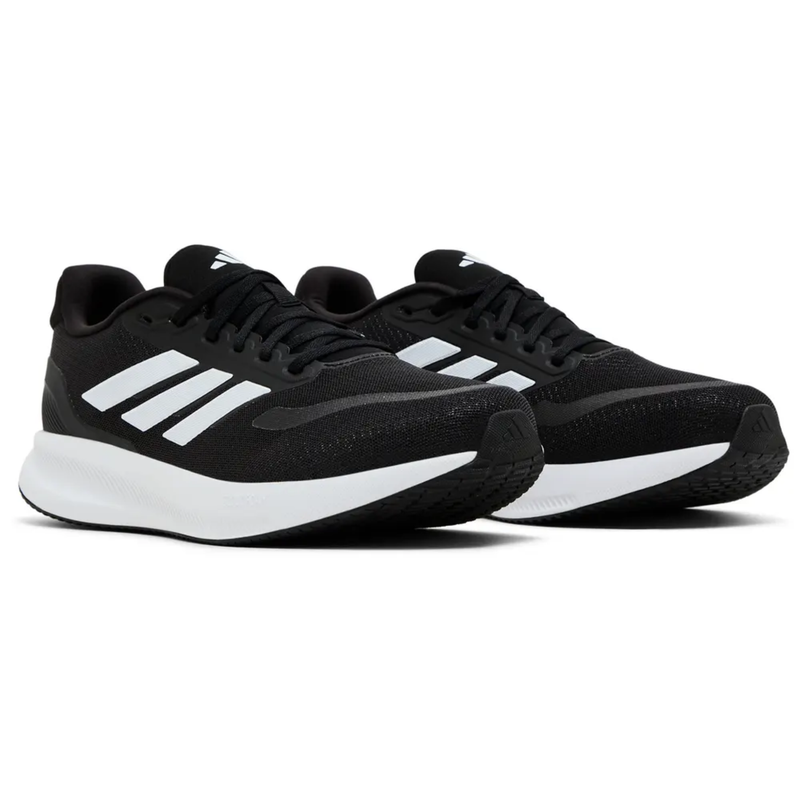 Zapatillas Adidas Runfalcon 5 Wide para hombre, color negro y blanco, IE0552 (sin caja)