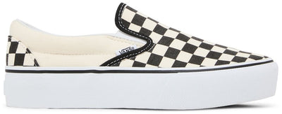Vans Slip‑On Platform Canvas Sneakers, Checkerboard, VN00018EBWW