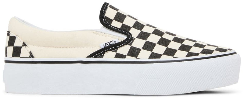 Vans Slip‑On Platform Canvas Sneakers, Checkerboard, VN00018EBWW
