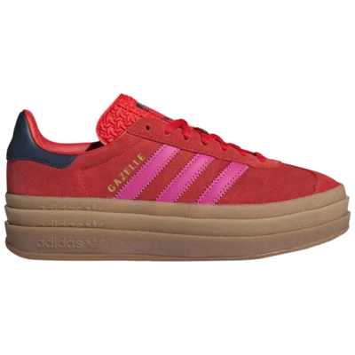 Adidas Originals Women's Red/Fuchsia Gazelle Bold Shoes, JH9665 (No Box)