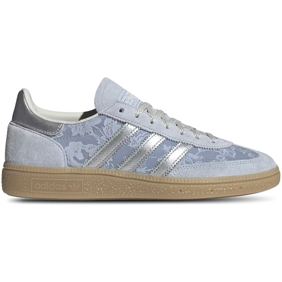 Adidas Originals x Liberty London Women's Blue/Silver Handball Spezial Sneakers, IH4505