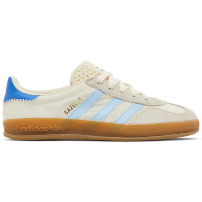 Adidas Originals Men's Cream/Blue Gazelle Indoor Sneakers, JI2004 (No Box)