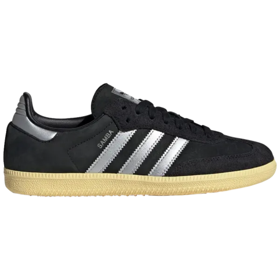 Zapatillas Adidas Originals Samba OG negras/amarillas para mujer, IE8128 (sin caja)