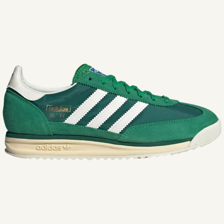 Adidas Originals Men's Collegiate Green SL72 RS Sneakers, JH8643 (No Box)