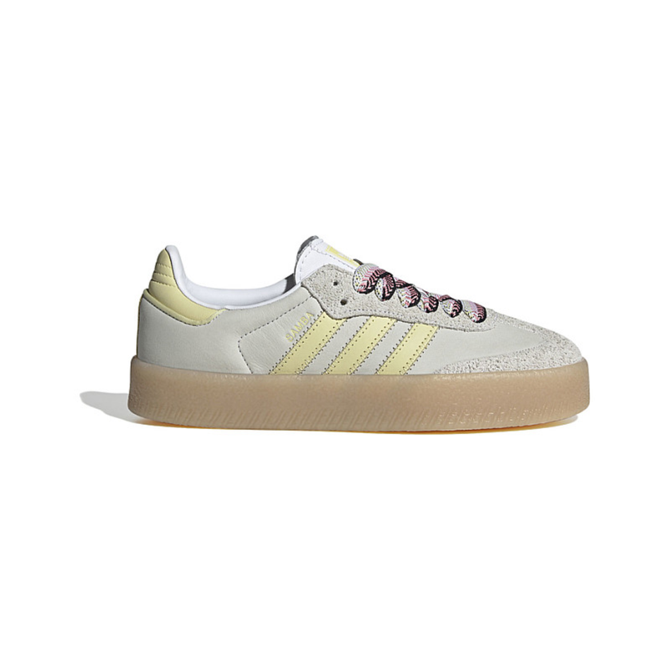 Zapatillas Adidas Originals Sambae para mujer, gris/amarillo, JI2739 (sin caja)