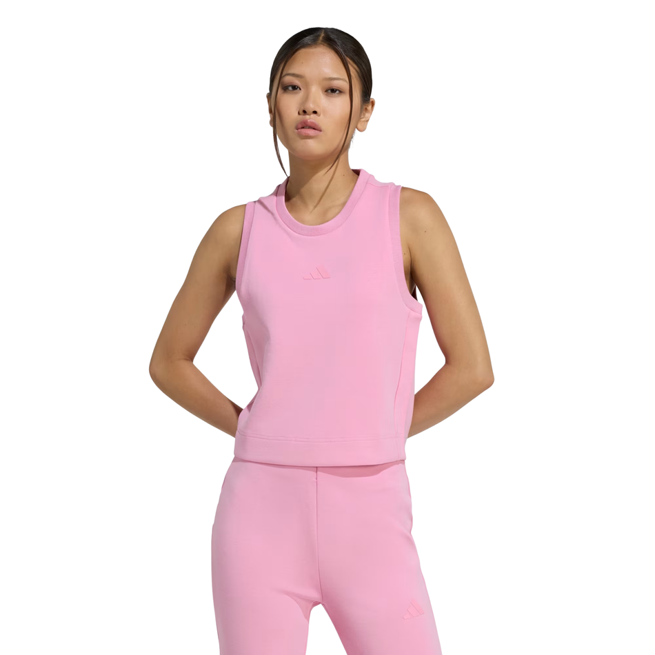Adidas Women's Pink Soft Lux Tank, KA6989
