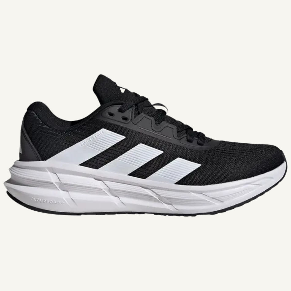 Adidas Women's Black/White Questar 3 Sneakers, ID8738 (No Box)