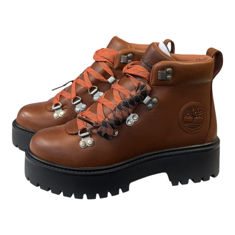 Timberland Women's Brown Stone Street Mid Lace Boots, TB 0A27VJ EM6