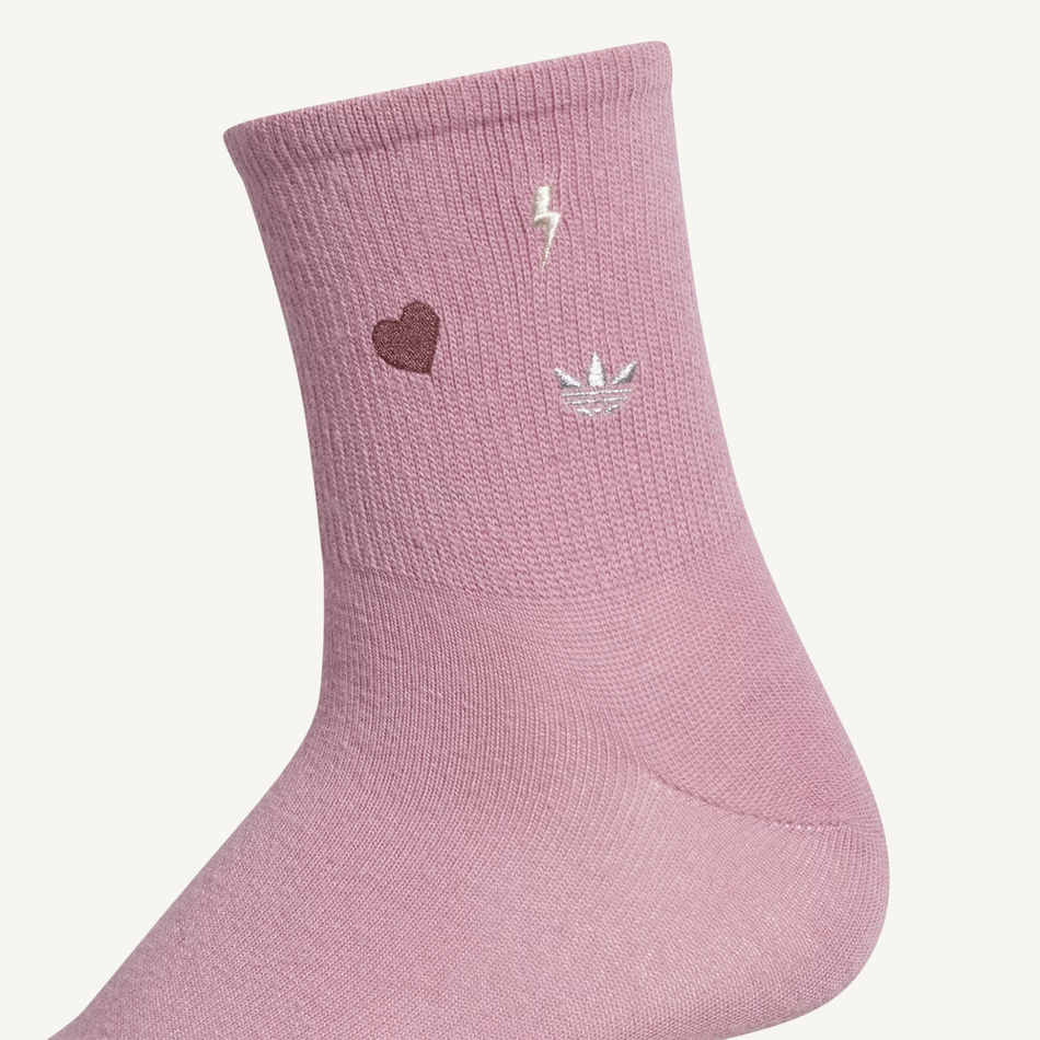 Adidas Unisex Originals Icons 3-Pack High Quarter Socks, KL3581
