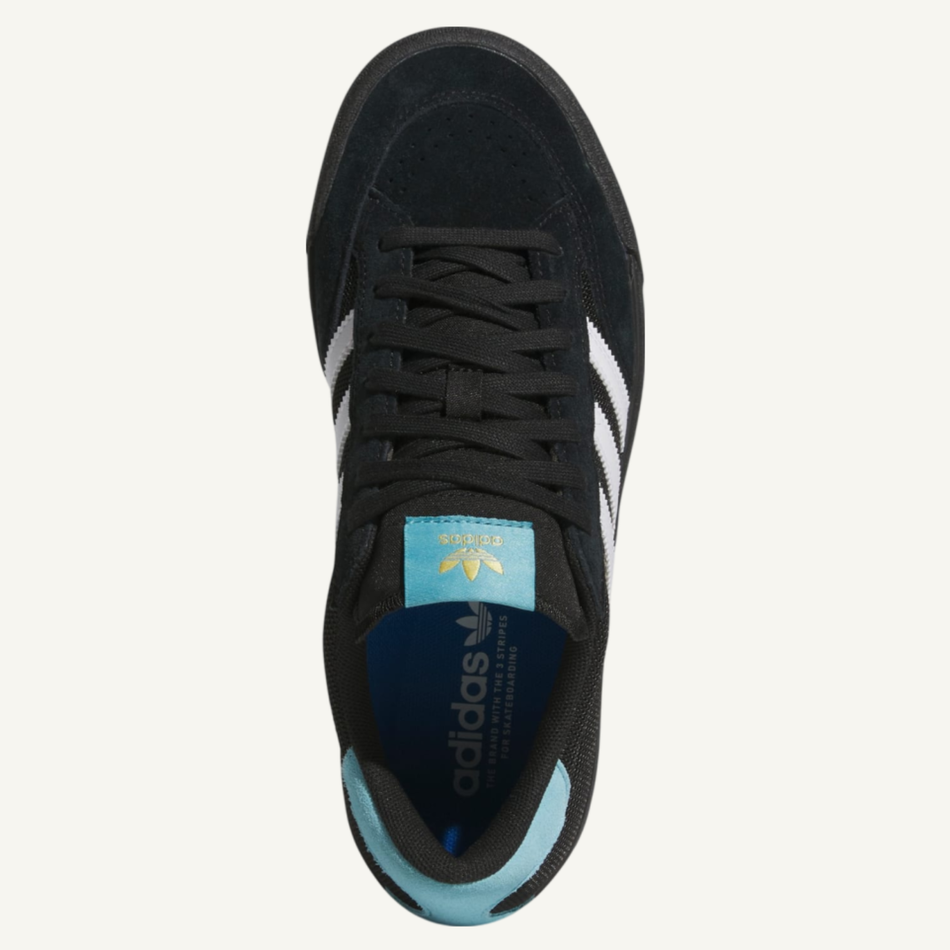 Adidas Originals Men's Black/White/Blue Nora Sneakers, JP8588 (No Box)