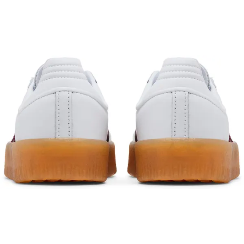 Adidas Originals Women's White/Red Sambae Sneakers, JP5610 (No Box)