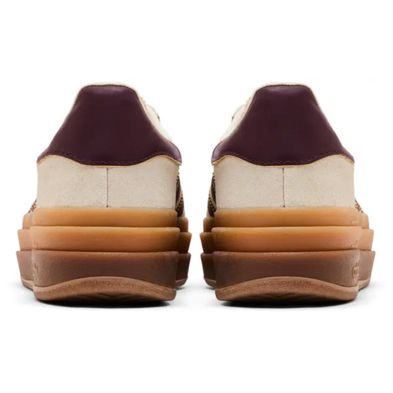 Adidas Originals Women's Cream/Maroon Gazelle Sneakers, JQ5127 (No Box)