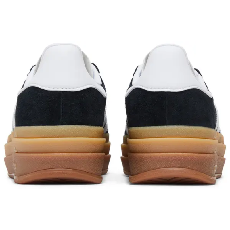 Adidas Originals Women's Black/Gum Gazelle Bold Sneakers, IE0876 (No Box)