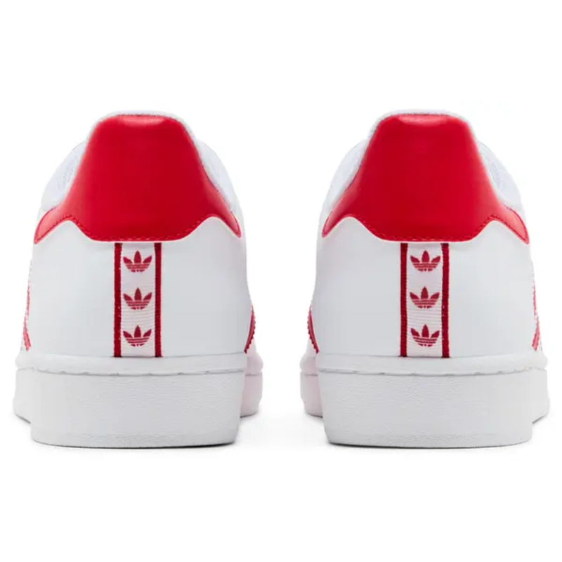 Zapatillas Adidas Originals Superstar blancas/rojas para hombre, IG9367 (sin caja)