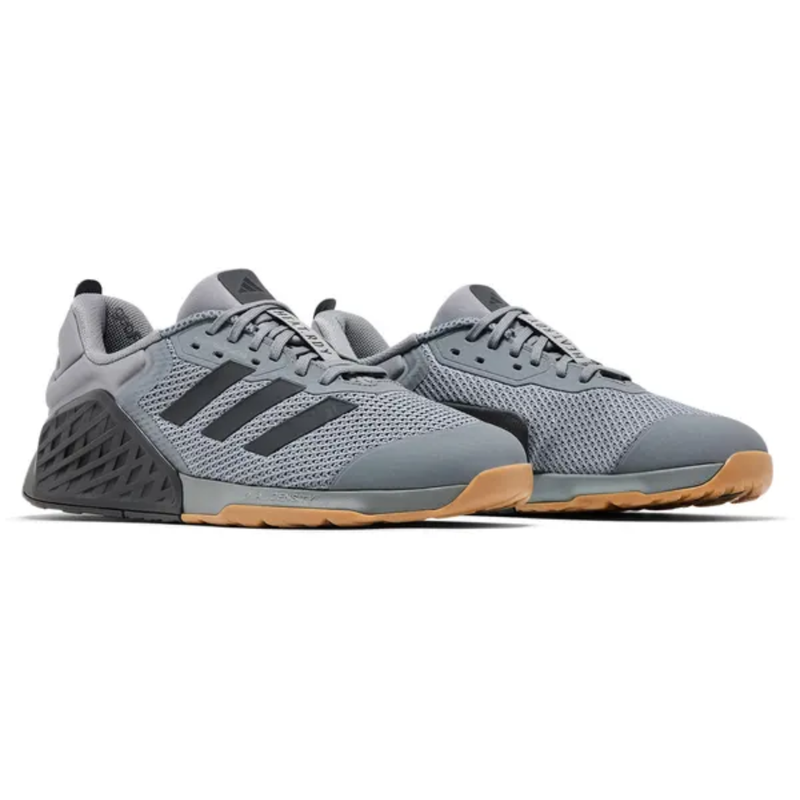 Adidas Men's Grey/Black Dropset 3 Sneakers, ID8627 (No Box)