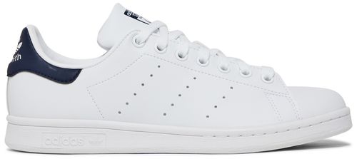 Zapatillas Adidas Stan Smith blancas/azul marino para hombre, Q47224