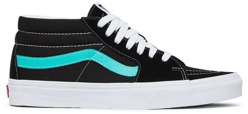 Vans Men's Sk8 Mid Classic Sport Sneakers, Black Waterfall, VN0A3WM34FV