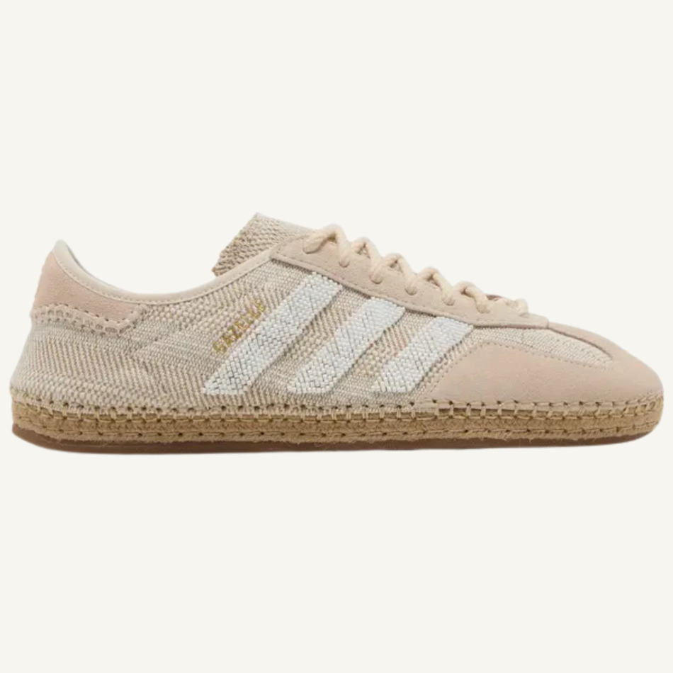 Adidas Originals Men's Cream/Halo Ivory CLOT x Gazelle Sneakers, IH3144 (No Box)