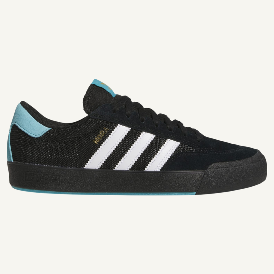 Adidas Originals Men's Black/White/Blue Nora Sneakers, JP8588 (No Box)