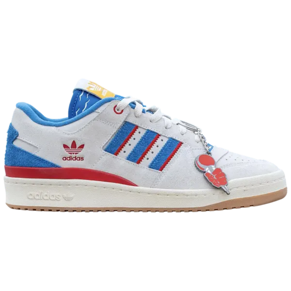 Zapatillas Adidas Originals Shake x Forum Low CL para hombre, blancas y azules, JR6383 (sin caja)