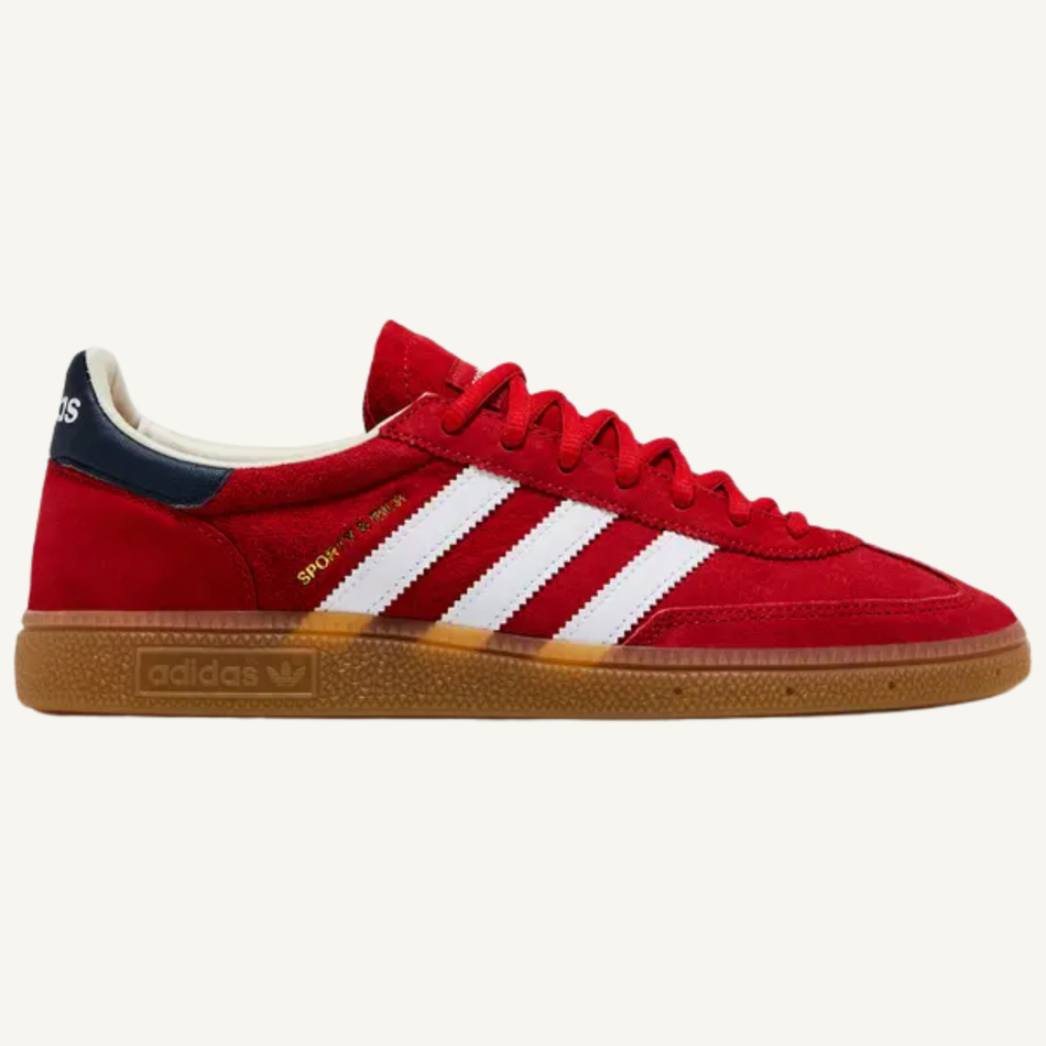 Adidas Originals Men's Red Sporty & Rich Handball Spezial Shoes, IH8337(No Box)