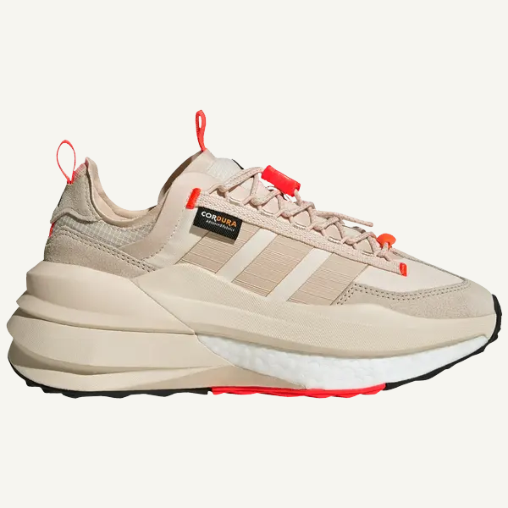 Adidas Women's Cream/Red Avryn X Sneakers, ID8837 (No Box) – West