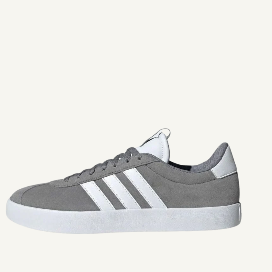 Adidas Men's Grey/White VL Court 3.0 Sneakers, ID6276