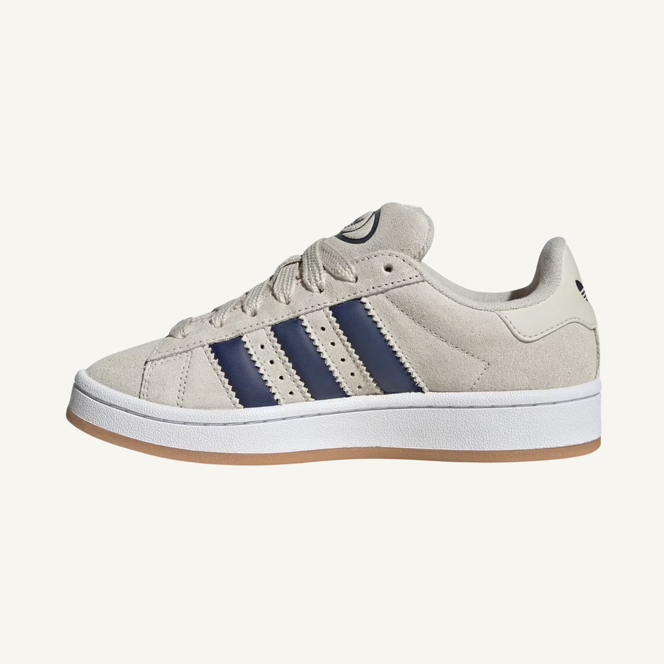Adidas Originals Kid's Beige/Dark Blue Campus 00s Sneakers, JQ0188