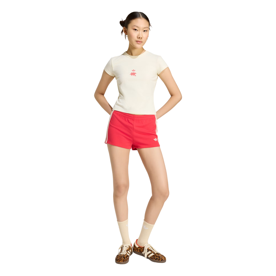 Adidas Originals Women's Cream White Baby Tee, KU9199