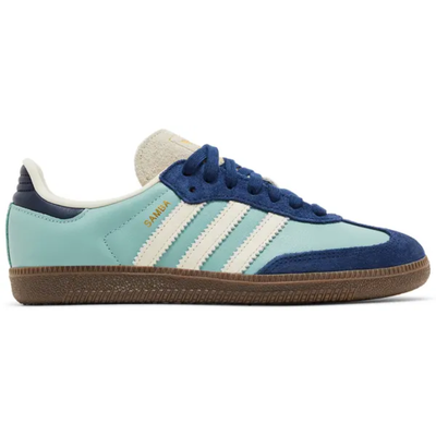 Adidas Originals Women's Hazy Green/Indigo Samba OG Sneakers, JI4208 (No Box)