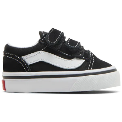 Vans Toddler Black Old Skool V Sneakers, VN000D3YBLK