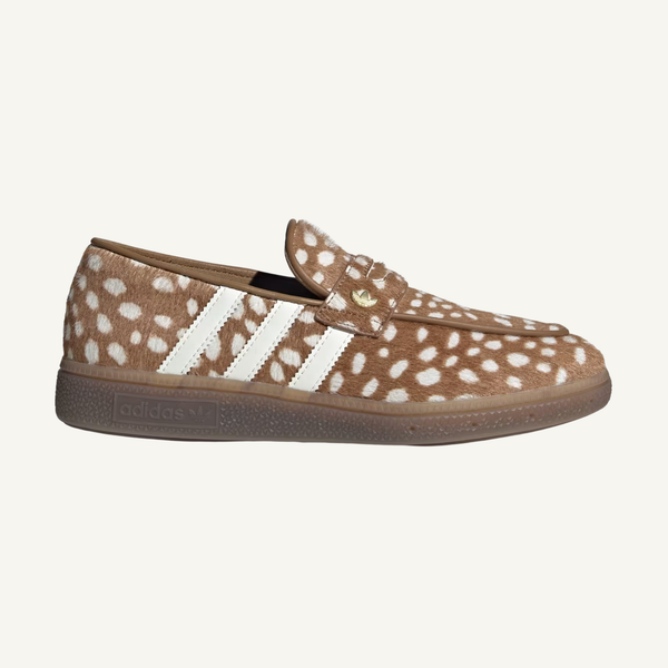 Adidas Originals Women's Brown/Bambi Print Handball Spezial Loafer, KK0920