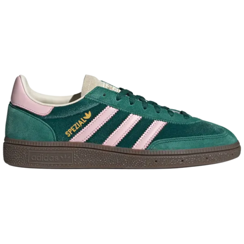 Adidas Originals Women's Green/Pink Handball Spezial Sneakers, JI2648 (No Box)