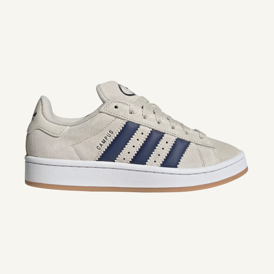 Adidas Originals Kid's Beige/Dark Blue Campus 00s Sneakers, JQ0188