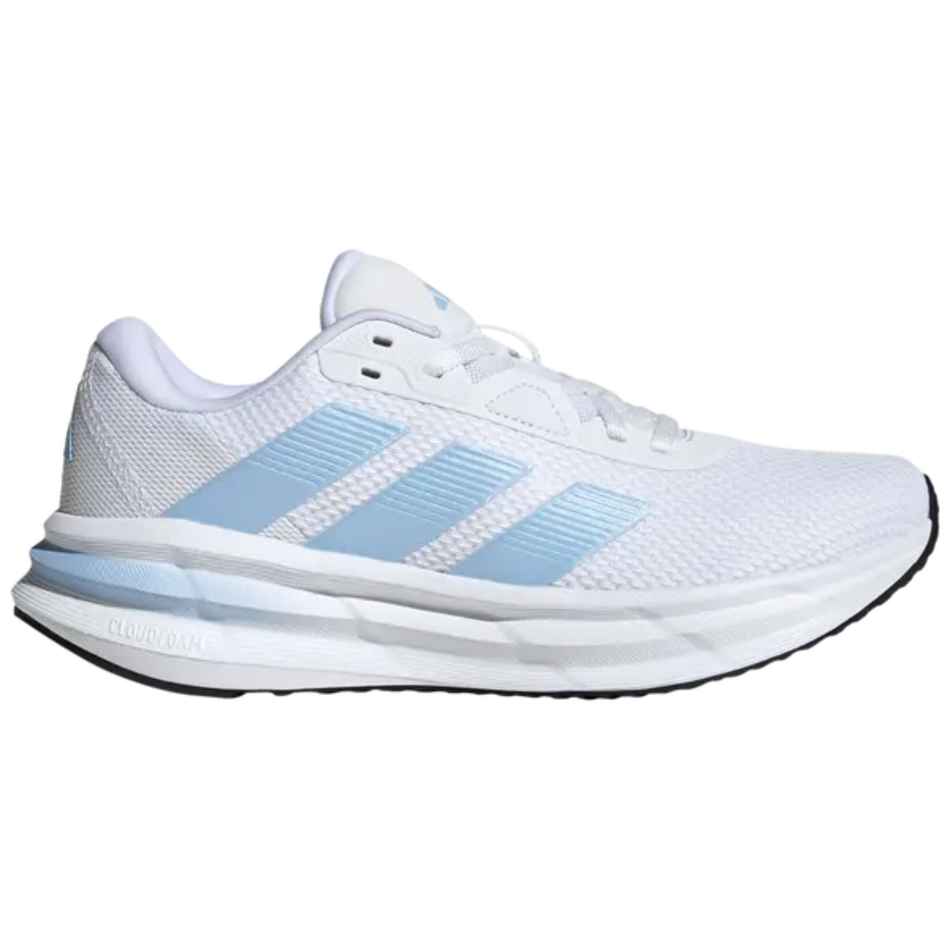 Zapatillas Adidas Galaxy 7 para mujer, blancas y azules, JS0587 (sin caja)
