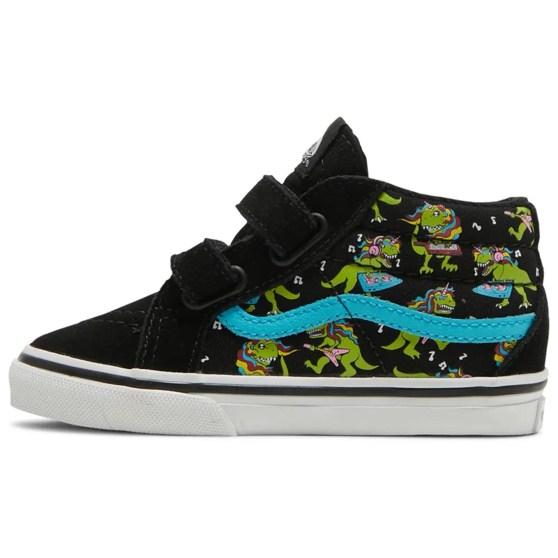 Vans Sk8-Mid Reissue V 'Glow Uni Rex' para niños pequeños, VN0A5DXD53A
