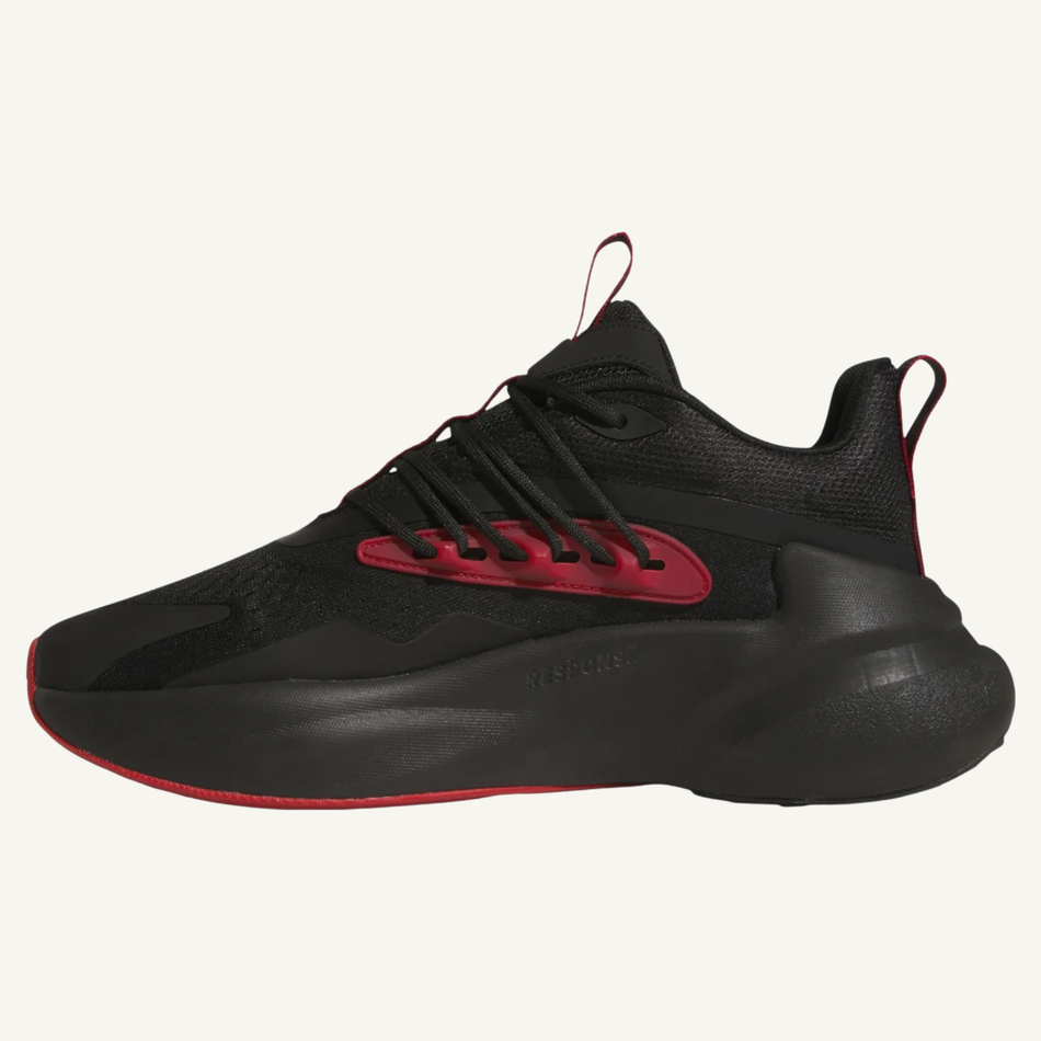 Adidas Men's Black/Red AlphaBoost V2 Sneakers, IH3884 (No Box)