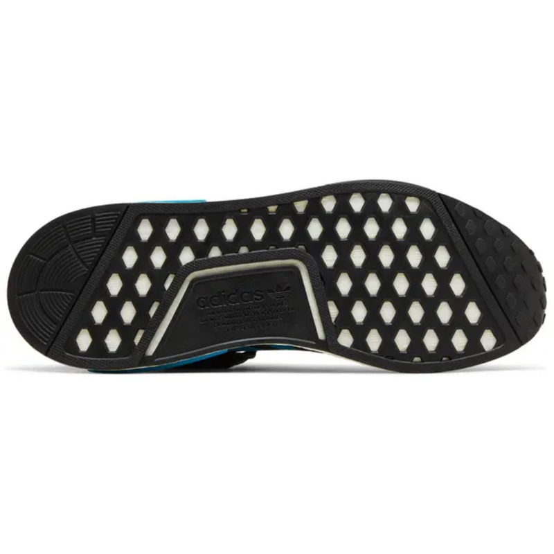 Zapatillas Adidas NMD_R1 para hombre, color negro/verde azulado activo, HQ4461 (sin caja) 