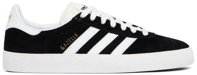 Adidas Originals Men's Gazelle Sneakers, Core Black / Cloud White / Gold Metallic, FX6563
